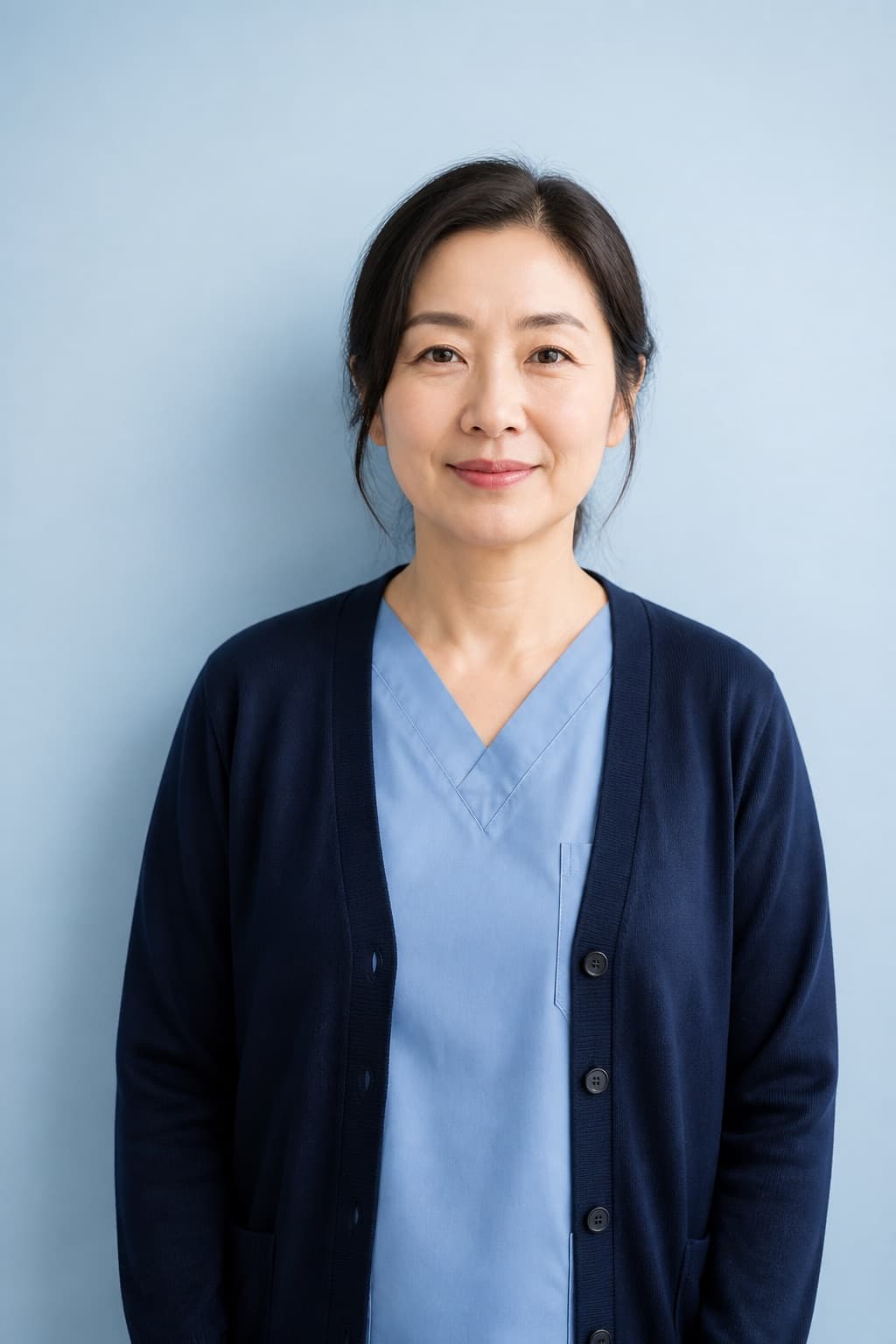 방문간호 현장의 운영 계획을 확인하는 센터 책임자